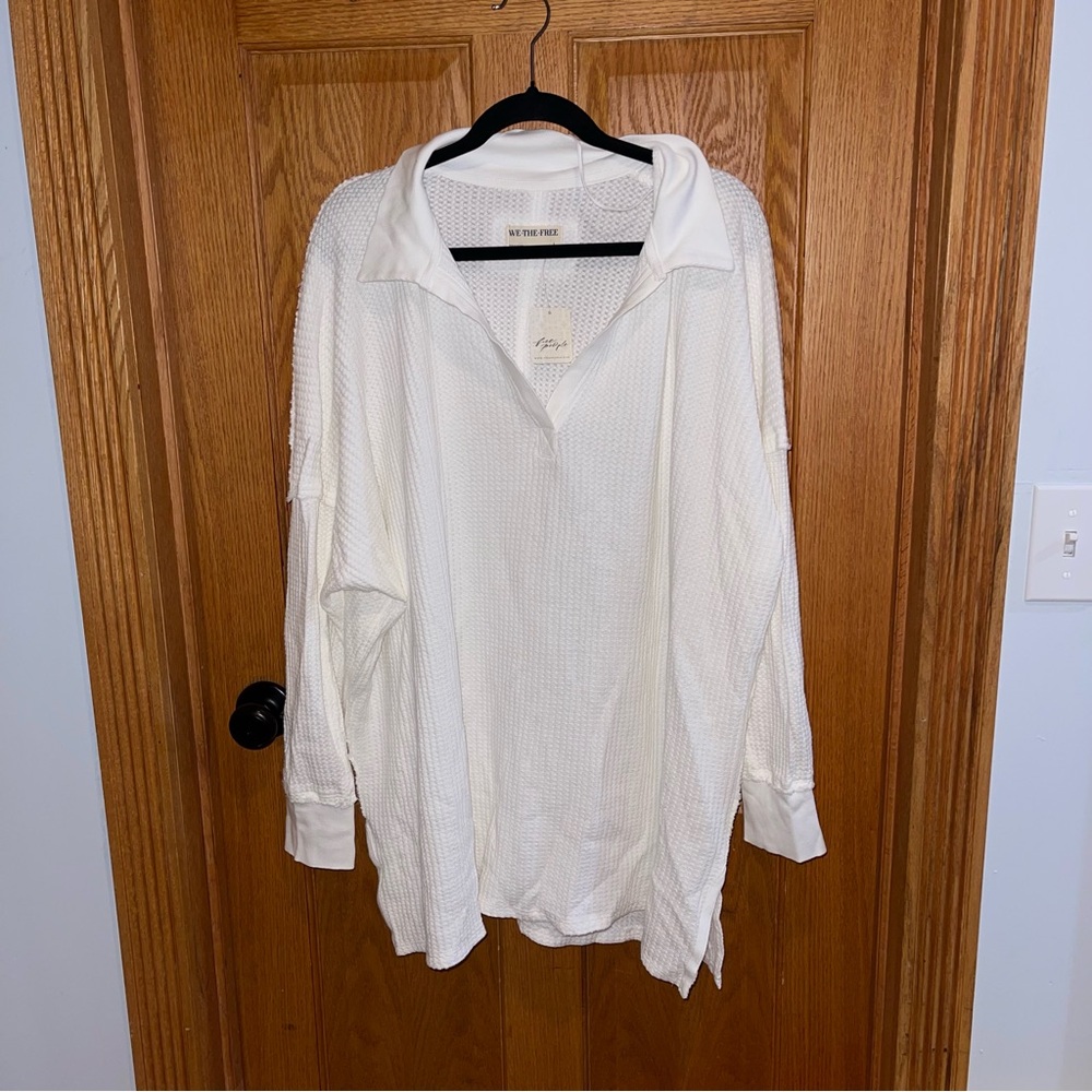 Free people waffle top